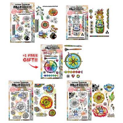 Aall and Create Lovely Couleurs Stempel - Bundle